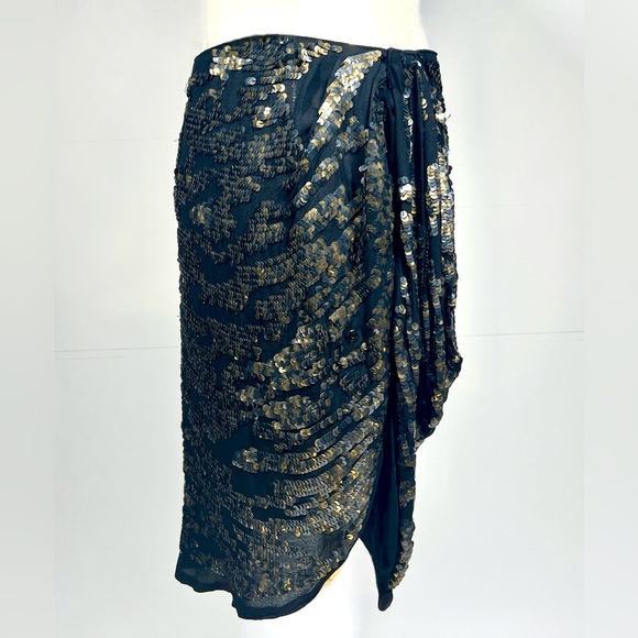 Isabel Marant Sequin Embellishments Knee-Length Skirt - Picture 3 of 9